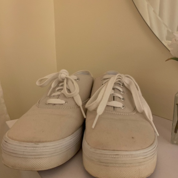 Shoes Cream Keds Worn A Little Dirty Discolored Poshmark